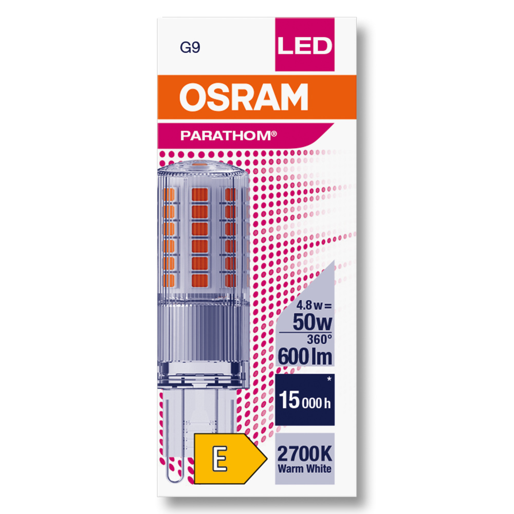 Ledvance LED-Leuchtmittel PARATHOM LED PIN G9 50 4.8 W/2700 K G9 