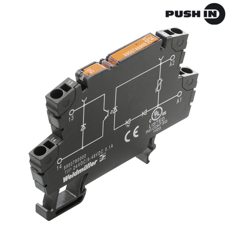 Weidmüller Halbleiterrelais 24VDC+/-20% 4A TOP24VDC/24VDC4A