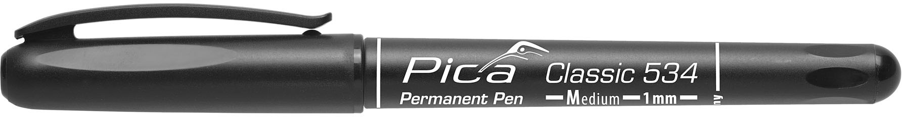 Pica-Marker Permanent Pen M, 1,0mm, schwarz 534/46