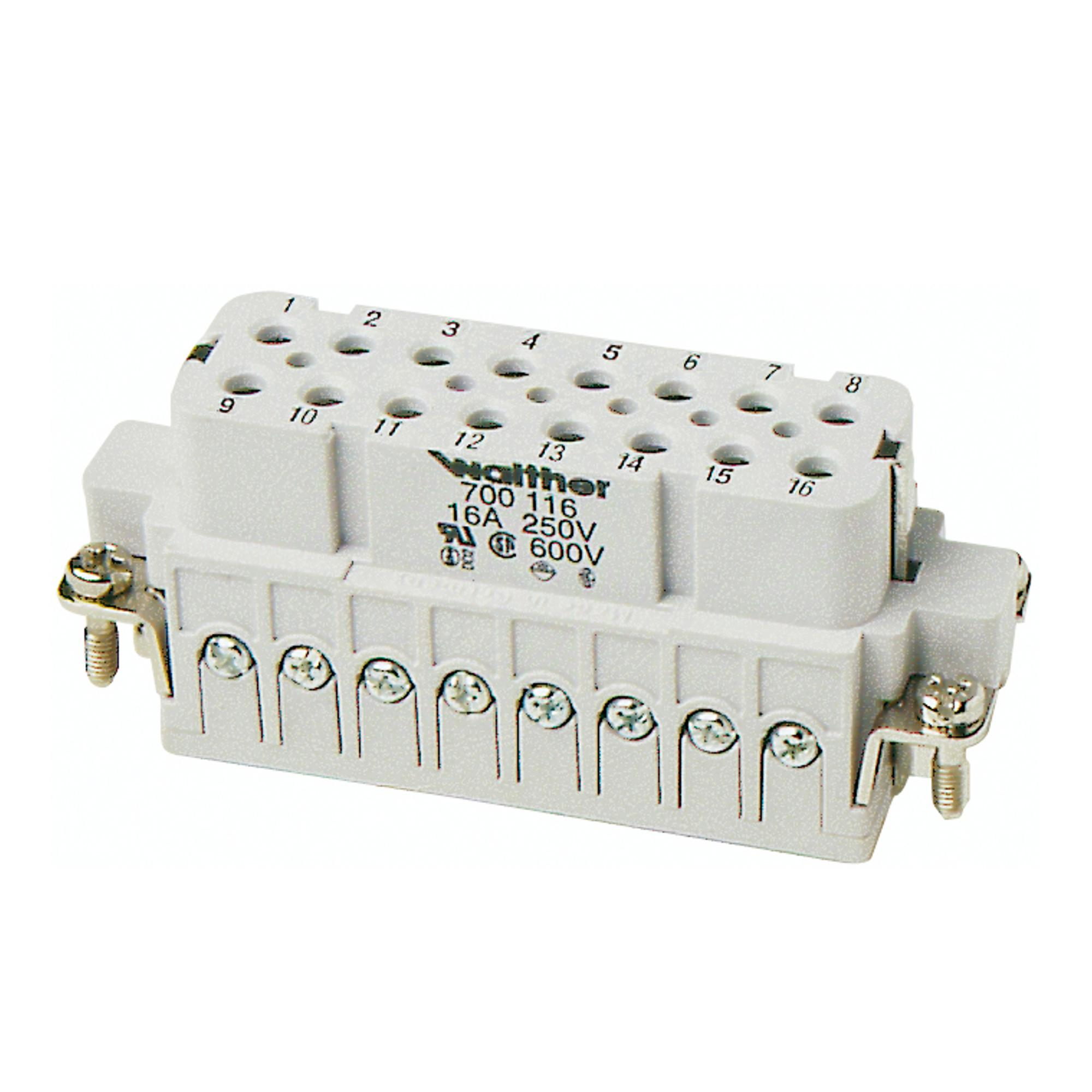 Walther Werke Buchseneinsatz A16 0,5-2,5qmm 20-14AWG 700116