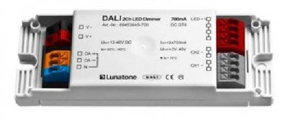Lunatone Light Management LED-Dimmer DALI 2Ch CC 1000mA