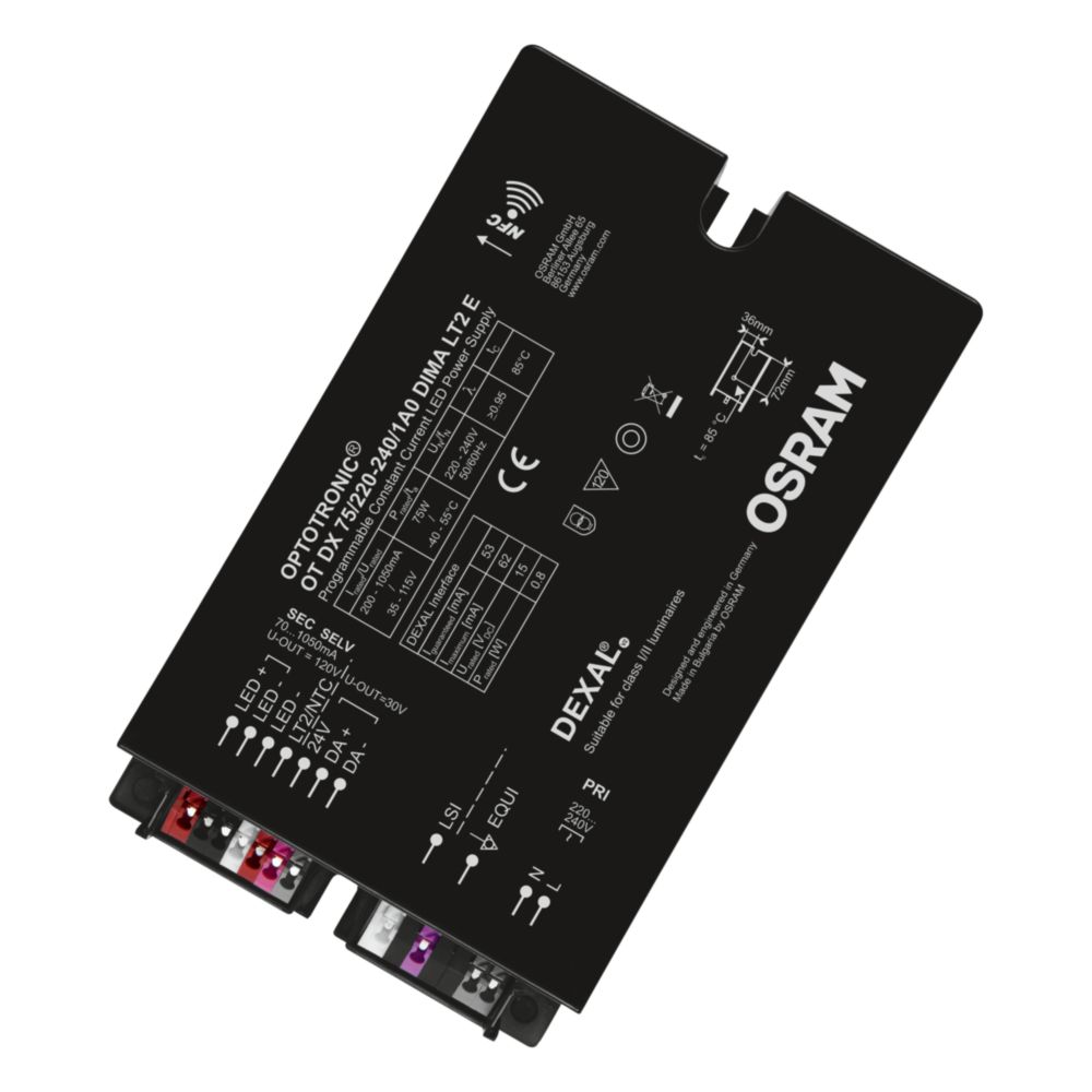 Osram LED-Treiber OT DX 75/220-240/1A0 DIMA LT2 E - 4052899999671