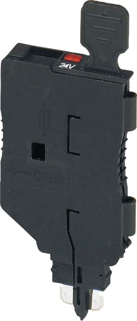 Phoenix Contact Sicherungsstecker 0,35-0,95 mA,schwarz P-FU 5X20 LED 24-5