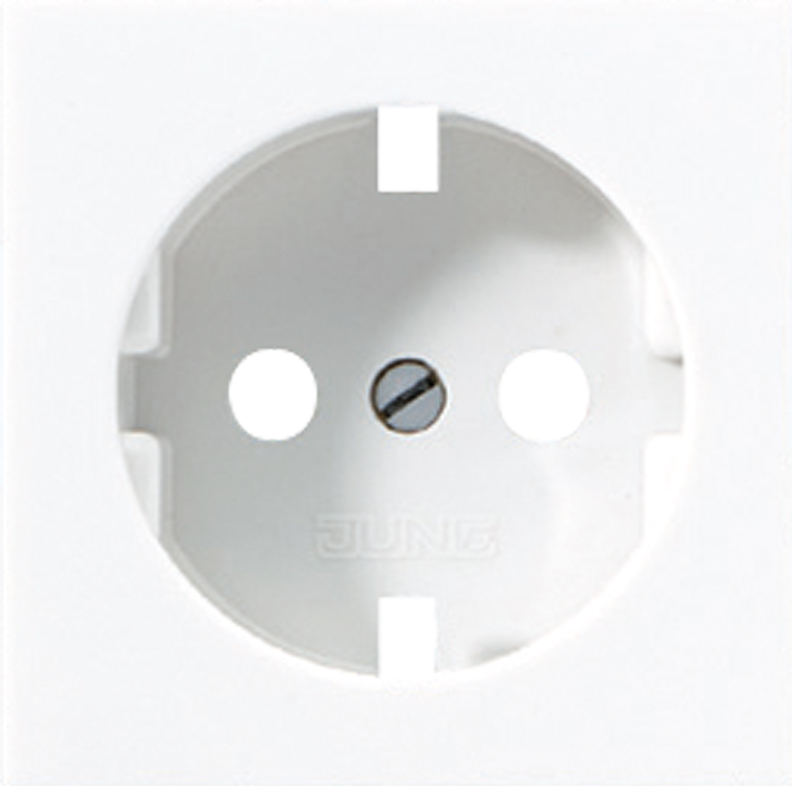 Jung Zentralplatte für SCHUKO-Steckdose A 520 WW PL - A520WWPL Jung Zentralplatte für SCHUKO-Steckdose A 520 WW PL - A520WWPL
