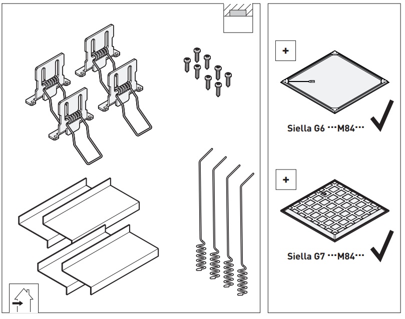 Trilux Zubehör Teile Siella ZBB/4 - 7514700