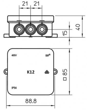 Electro Terminal junction box FD 12  - 88167409