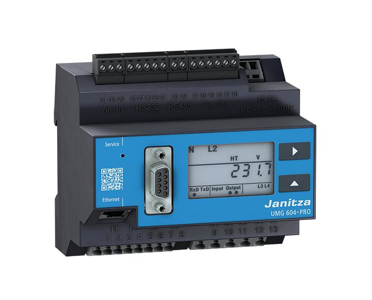 Janitza Electronic Netzanalysator UL 95..240VAC,135..340D UMG 604E-PRO230V(UL)