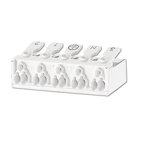 BJB 5-pole pushwire terminal blocks 46.415.1211.50