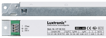 HADLER Luxtronic EVG Linear III 14W-35W - 3 P 135 16 0
