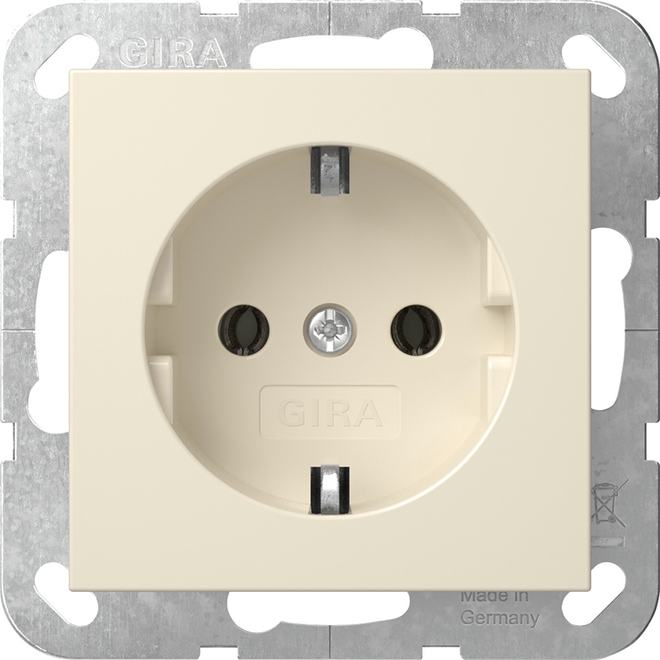 Gira Steckdose Cremeweiß 418801 Gira Steckdose Cremeweiß 418801