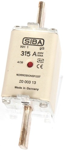 Siba NH-Sicherungseinsatz 100A NH1 gB 500V 2000303.100 - 2000303100