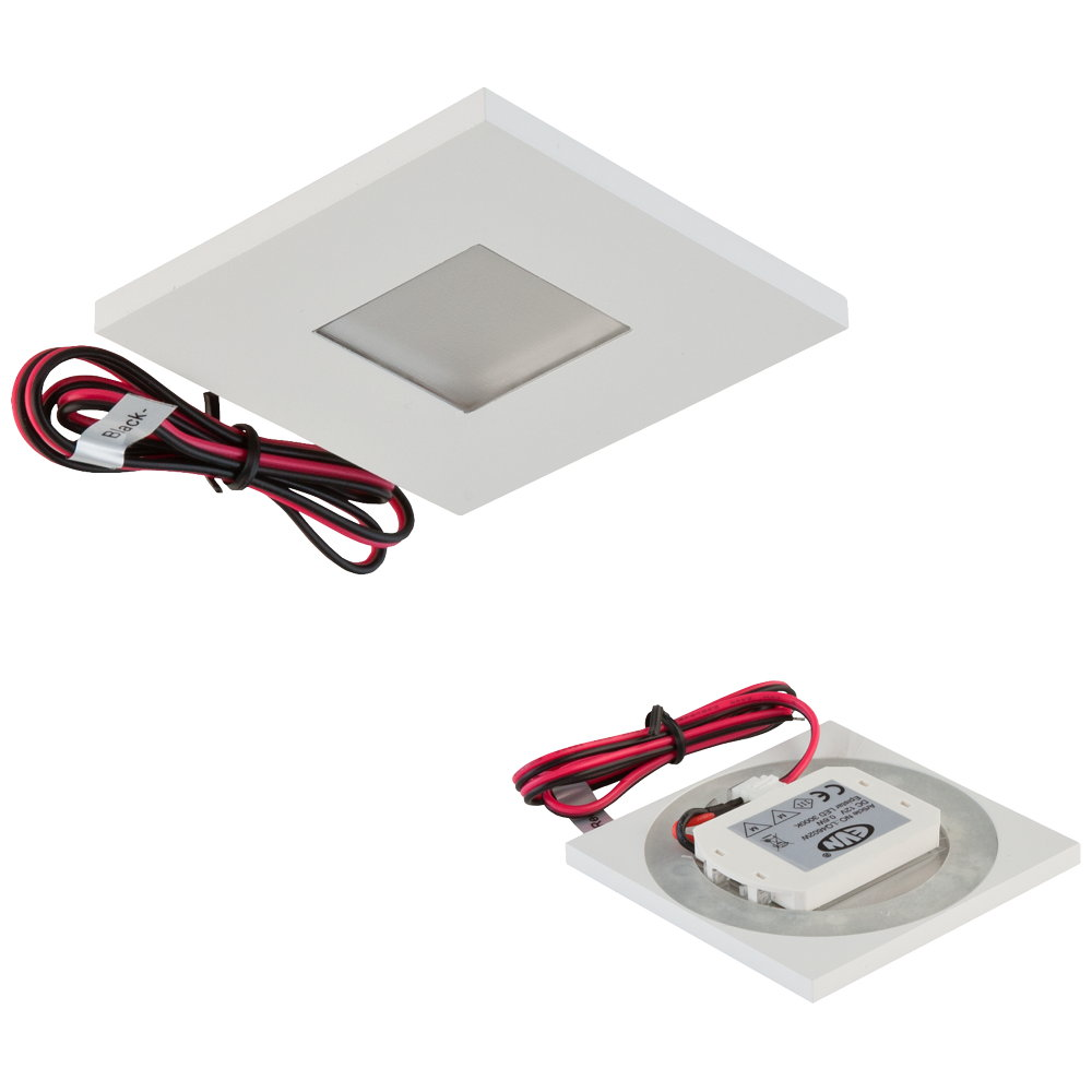 EVN Lichttechnik LED Wandeinbauleuchte 12V 0,6W 3000K LQ 4602 W günstig online kaufen