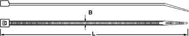 Weidmüller Kabelbinder 365 x 7.8mm CB 365/7.5 BLACK