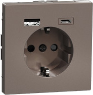 Merten Schuko Steckdose mit USB Ladegerät MEG2367-6052 günstig online kaufen