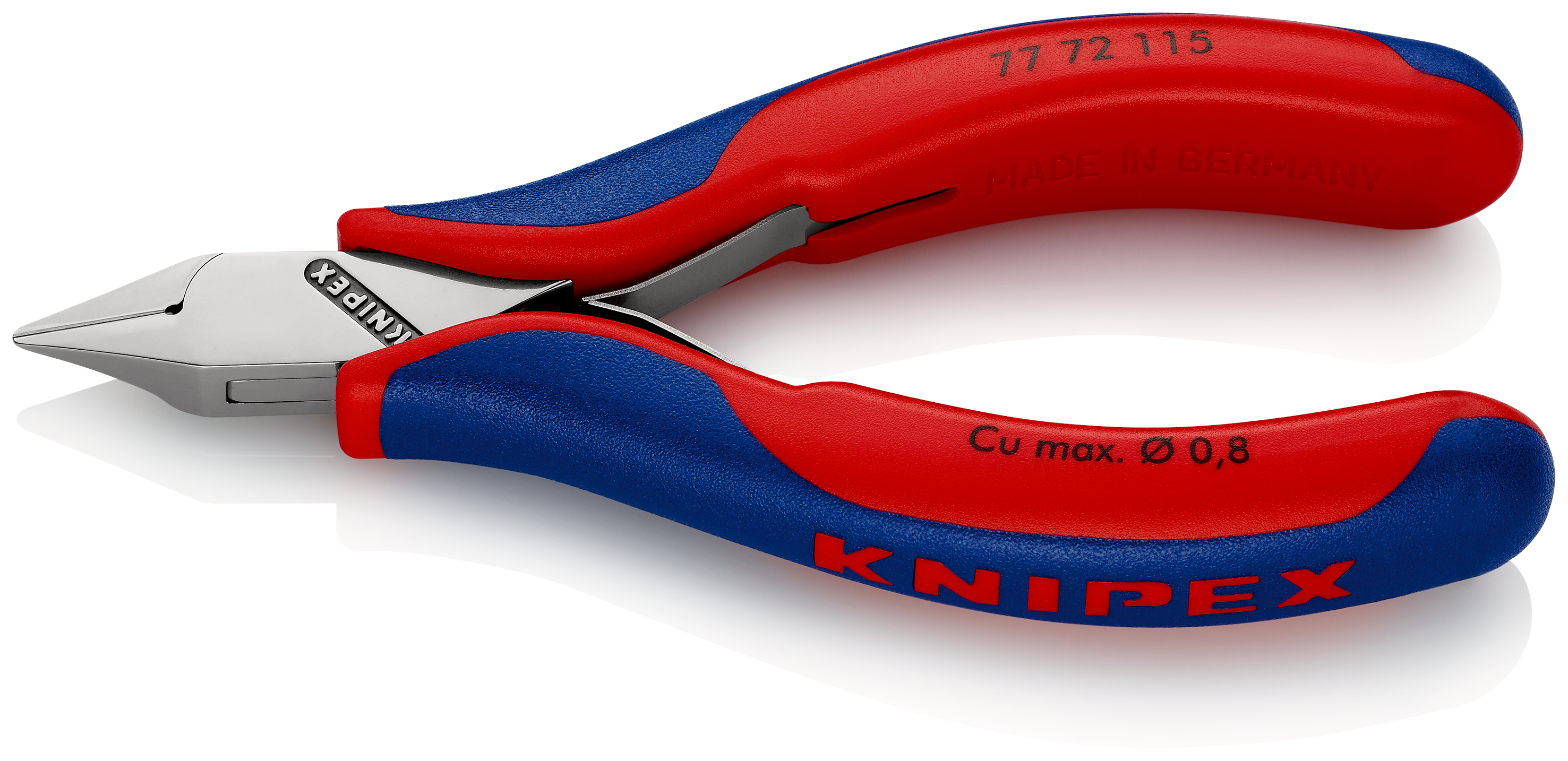 Knipex-Werk Elektronik-Seitenschneider spiegelpoliert,115mm 77 72 115