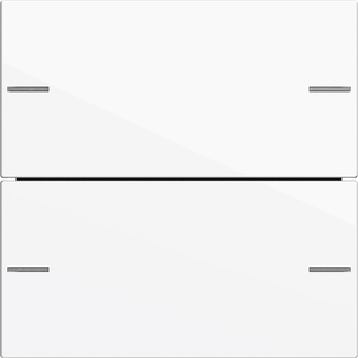 Gira Wippenset 2-fach Tastsensor ReinweiÃŸ 575203