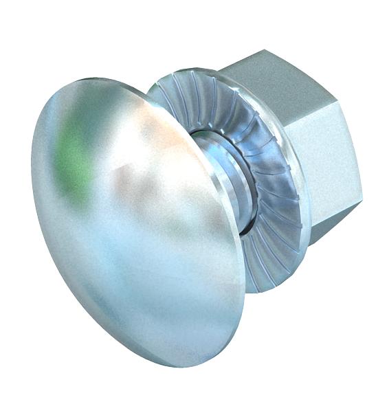 OBO Bettermann Vertr Flachrundschraube mit Kombimutter FRSB 6x30 F - 640690 günstig online kaufen