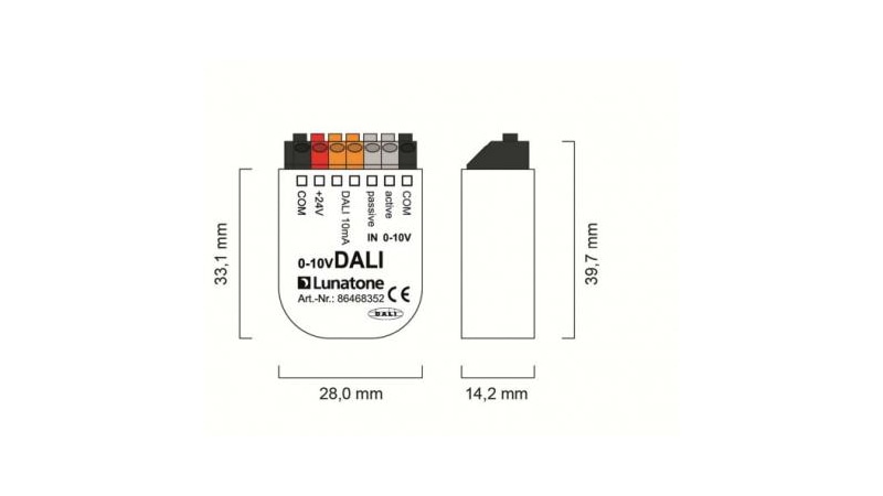 Lunatone Light Management 0-10V-DALI Interface - 86468352-001