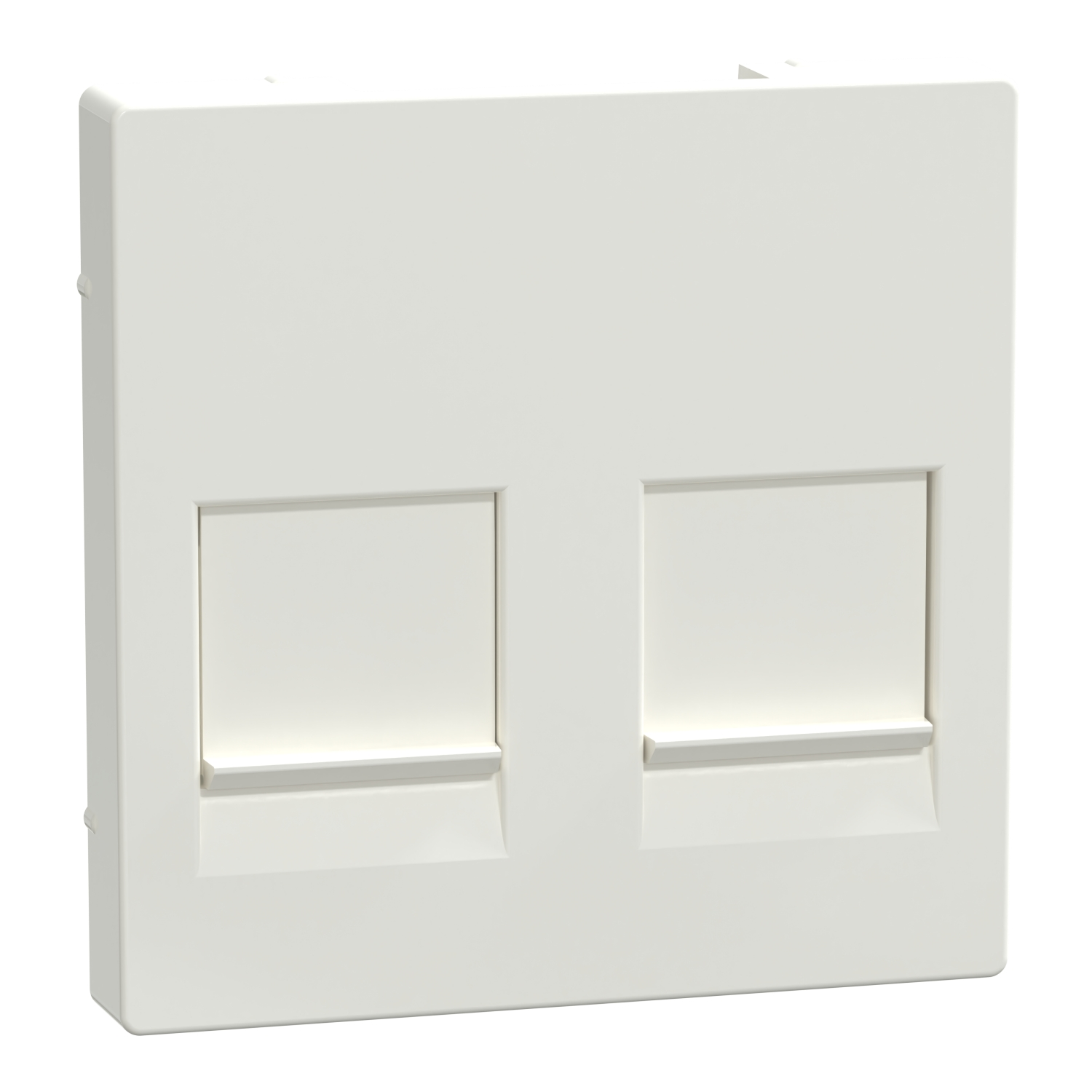 Merten Zentralplatte 2f.pws/gl für Modular-Jack MEG4562-0319