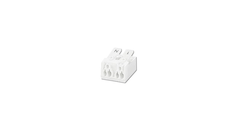 BJB 2-pole pushwire terminal blocks 46.412.1210.50