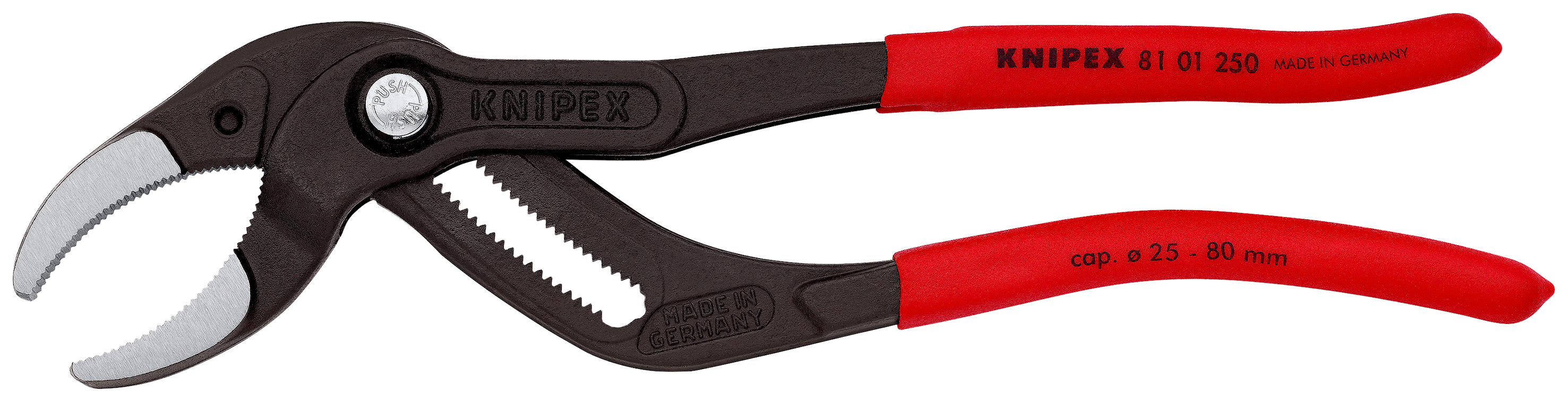Knipex-Werk Siphon-/Connectorenzange 250mm 81 01 250 SB
