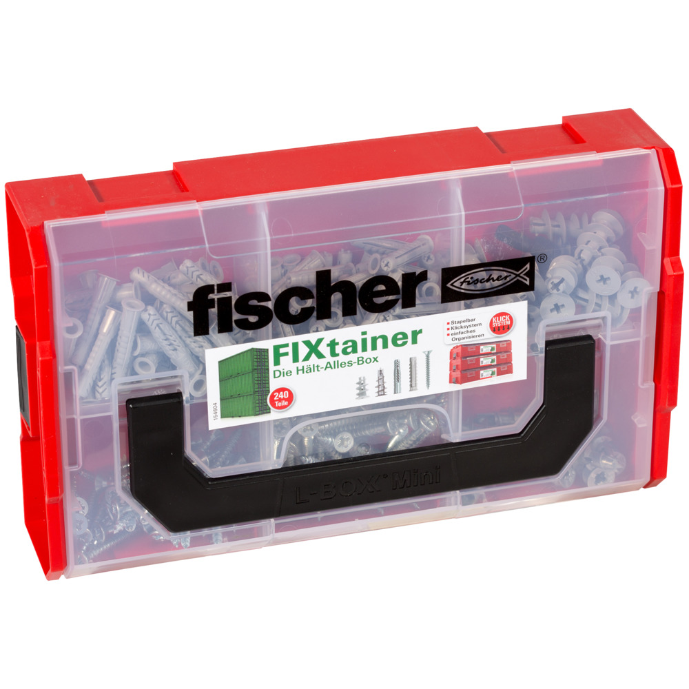 Fischer Deutschl. Sortimentsbox FIXtainer Hält-Alles-Box 532893