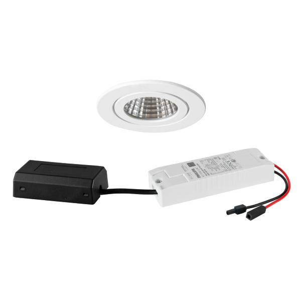 Brumberg recessed LED downlightset, V4A, IP54, DALI dimmable - 41475073