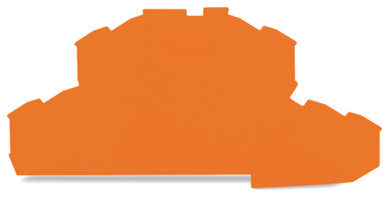 WAGO GmbH & Co. KG Abschlussplatte 0,8mm orange 2002-2492