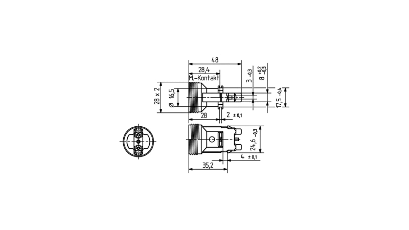 BJB Lampenfassung E14 für Allgebr.-Glühlampe 22.230.3906.50