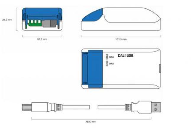 Lunatone Light Management Programming Interface DALI USB