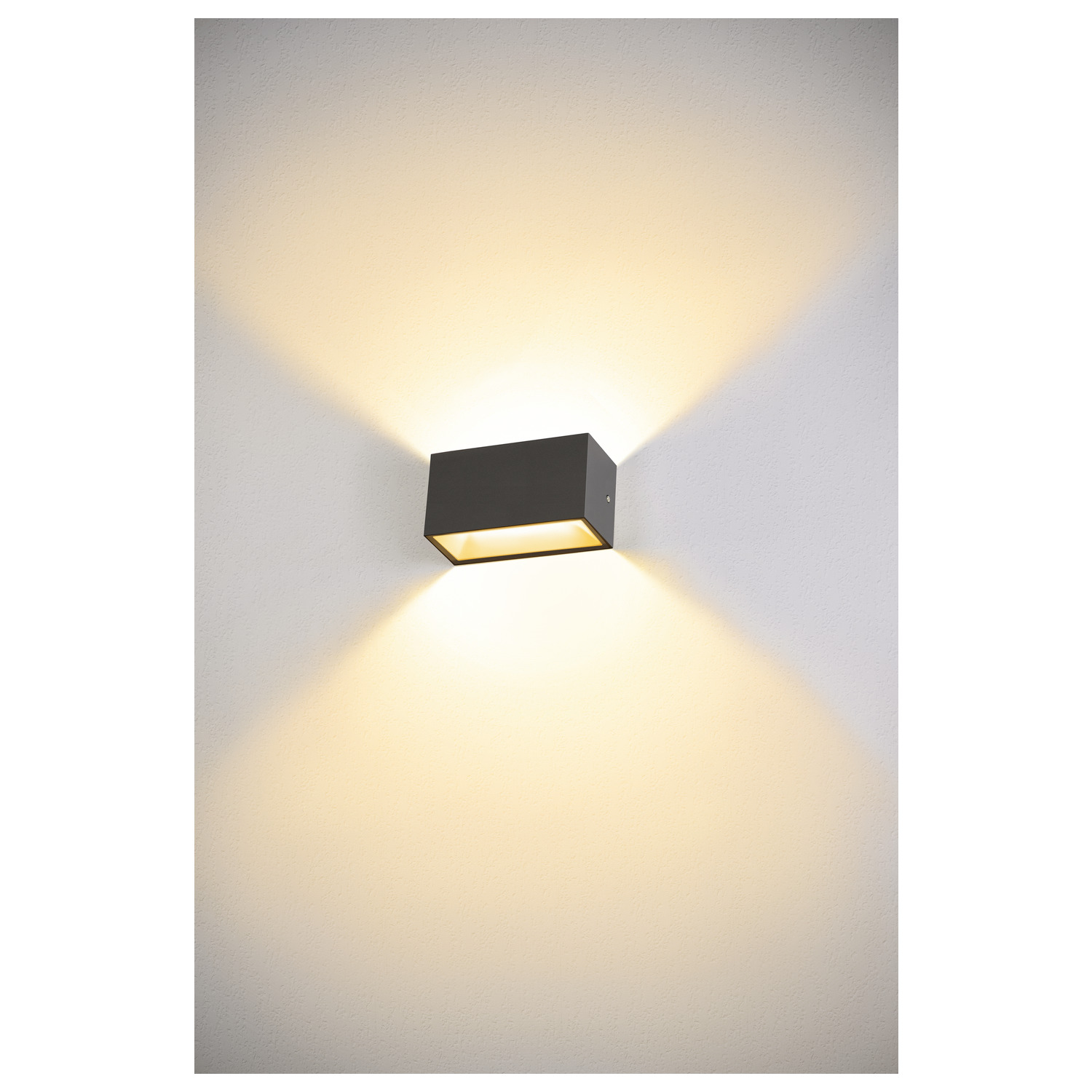 SLV SITRA M, LED Outdoor Wandaufbauleuchte, anthrazit, CCT switch 3000/4000K - 1005151