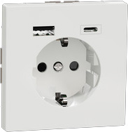 Merten Schuko Steckdose mit USB Ladegerät MEG2367-6035