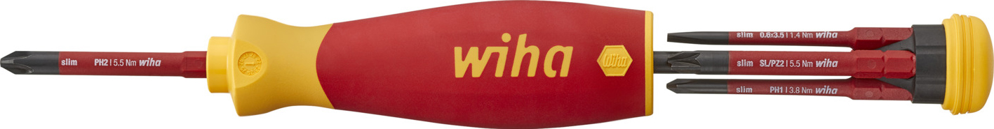 Wiha Schraubendreher-Set gem.m.4 slimBits SB283109040