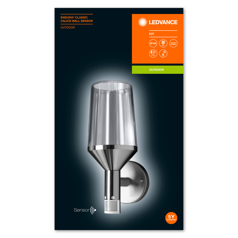 Ledvance LED decorative outdoor luminaire ENDURA CLASSIC CALICE WALL Sensor E27 - 4058075477971