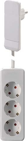 Bachmann Schutzkont.-Flachstecker ws, 1,6m Ltg 933.007 - 933007