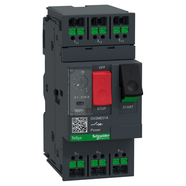 Schneider Electric Motorschutzschalter 0,1-0,16A Snapin GV2ME01A
