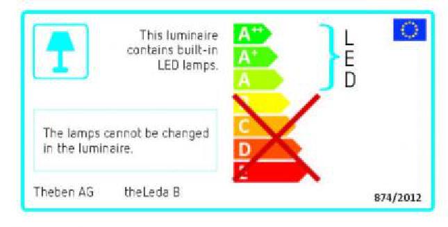 Theben LED-Strahler 50W 5600K 3600lm theLeda B50L weiß - 1020687