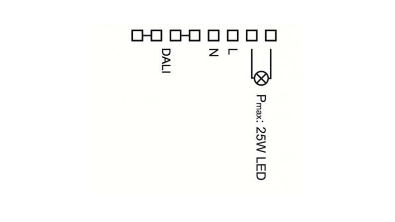 Lunatone DALI LED-Phasenanschnittsdimmer DALI PD  - 86458618-25