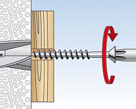 Fischer Deutschl. Gasbetondübel GB 8 - 50491