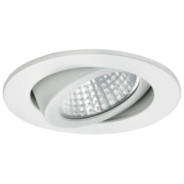 Brumberg recessed LED spotlight, IP65, dim2warm, white - 12444073