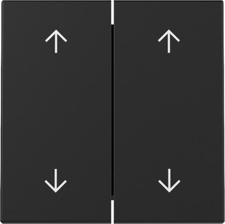 Gira Wippe 2f Pfeile Schwarz m 3297005 - 3297005