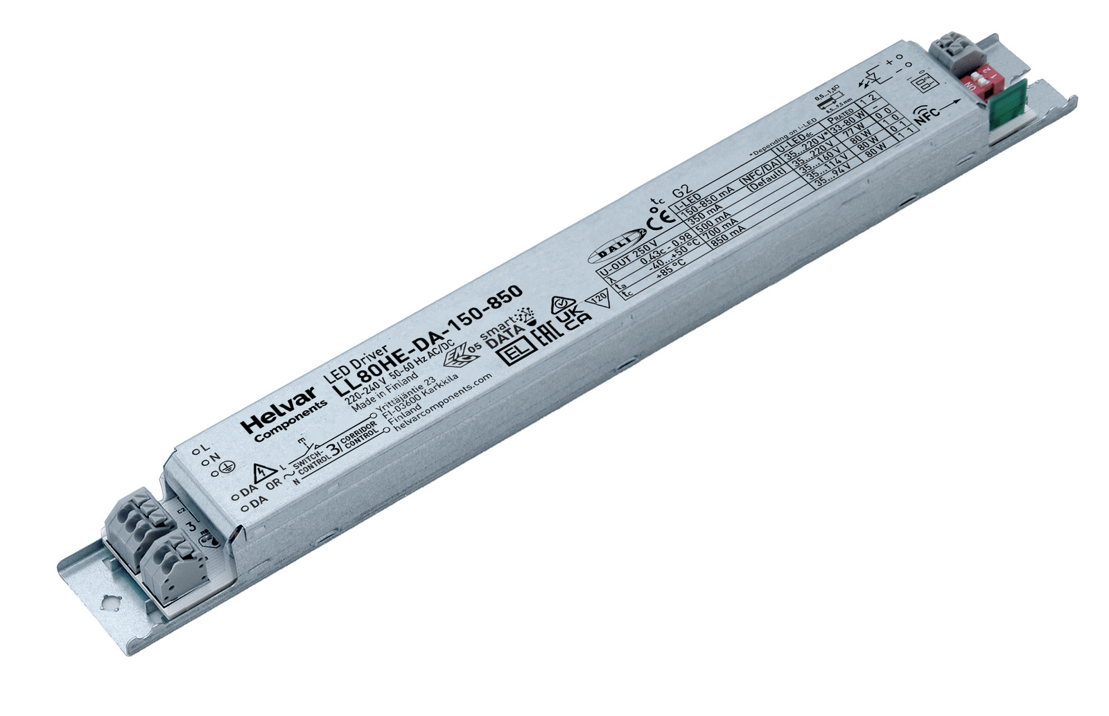 Helvar LED-Driver LL80HE-DA-150-850 - 578200