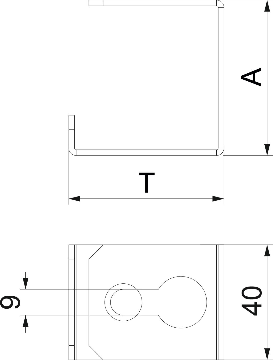 OBO Bettermann Vertr Installationsbügel 70x110mm BSKM-BD 0711 - 7216372