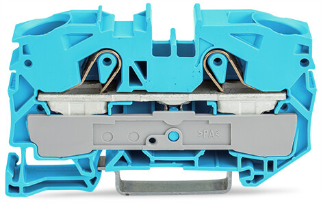 WAGO GmbH & Co. KG Durchgangsklemme bl 2L 1p TS35 2016-1204