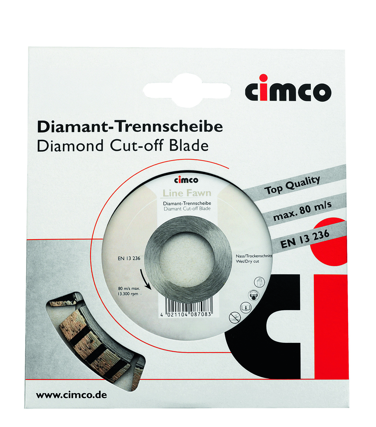 Cimco Werkzeuge Diamanttrennscheibe D=230mm 208716