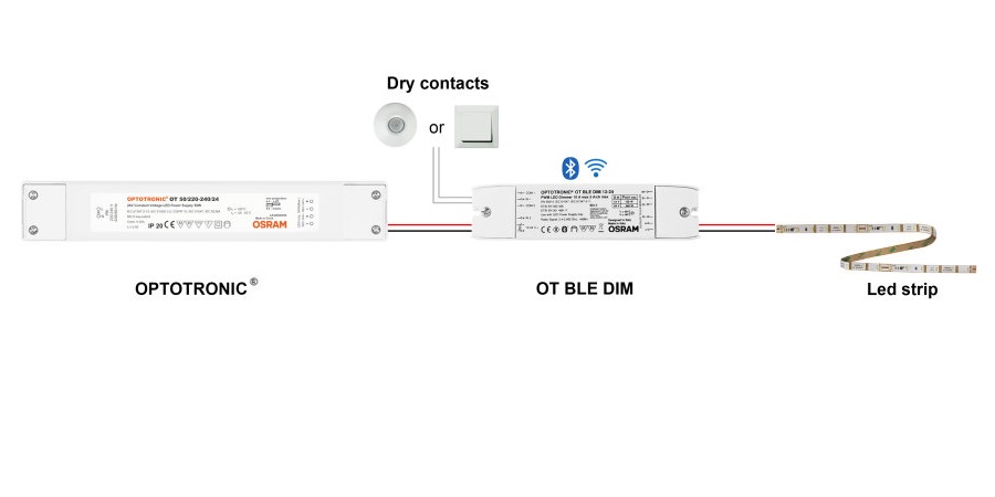 Osram Lichtmanagement Bluetooth LED-Dimmer CV 4-Kanal OT BLE DIM