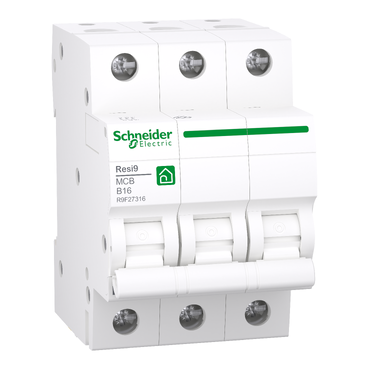 Schneider Electric Leitungsschutzschalter 3P,16A,B R9F27316