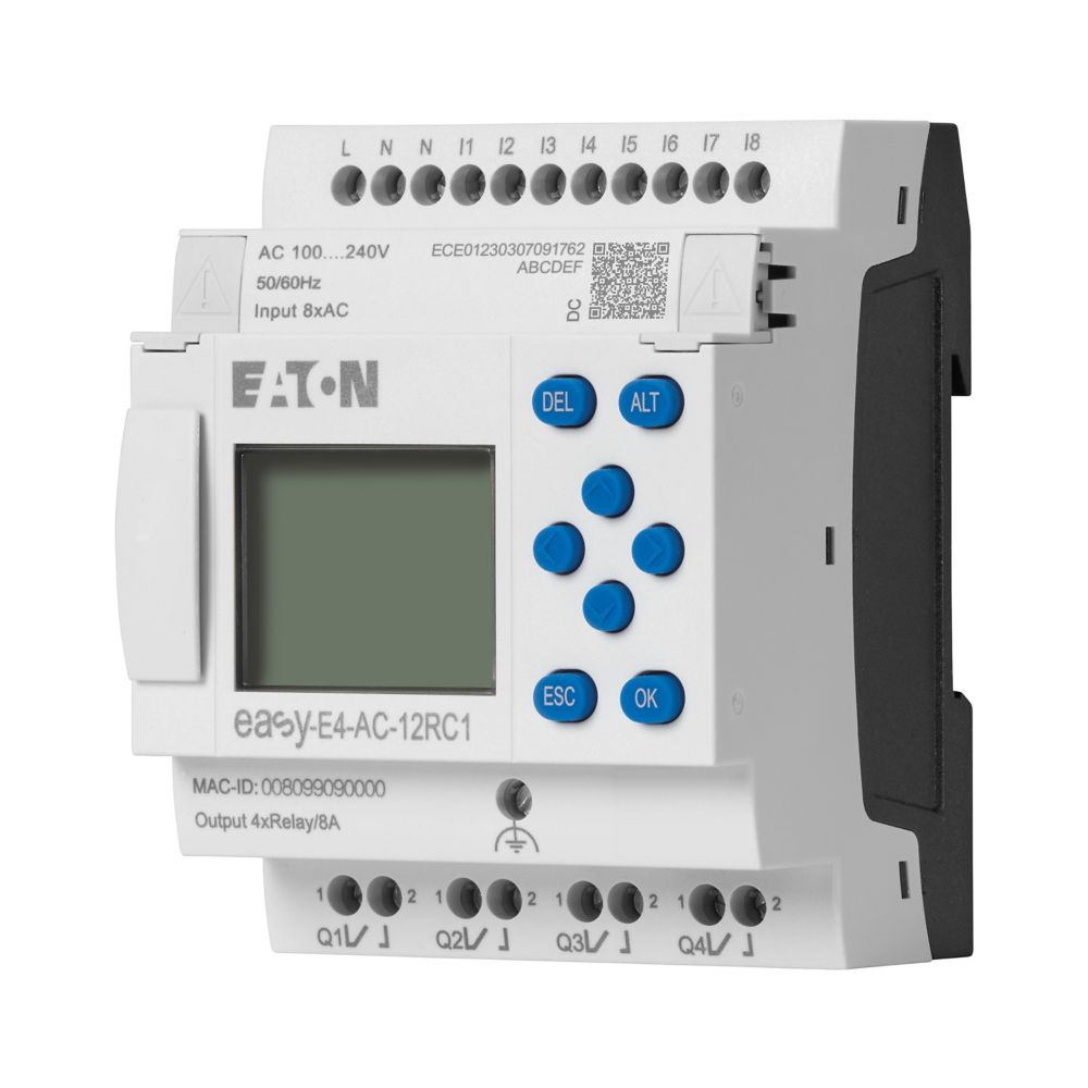 Eaton Steuerrelais 8 digitale Eingänge EASY-E4-AC-12RC1