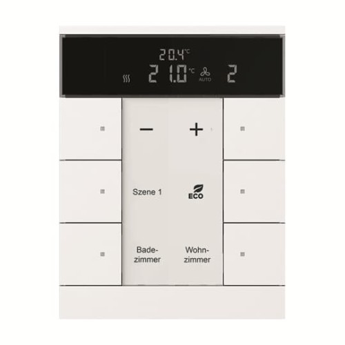 Busch-Jaeger Raumtemperaturregler 6-f. m.Bedienfunkt. SBR/U6.0.11-84 - 2CKA006330A0003