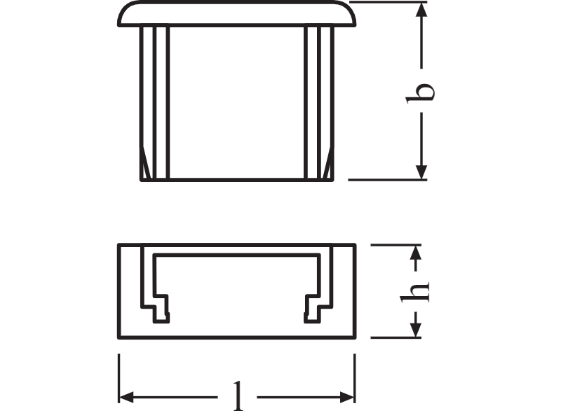 Ledvance Flache Profile für LED-Strips -PF02/EC - 4058075277571